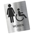 thumbnail image 2 of Letrero de baño, letrero de baño, tablero de señalización, letrero de baño , letrero de inodoro moderno para hombres y mujeres, supermercado, Estilo B, 2 of 8