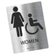 thumbnail image 2 of Letrero de baño Tablero de señalización Letrero de baño público Placa Letrero de baño para hombres y Estilo B, 2 of 9