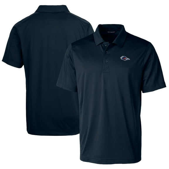 Men's Cutter & Buck  Navy UTSA Roadrunners  Prospect Textured Stretch DryTec Polo