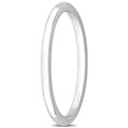 thumbnail image 2 of Ladies Wedding band in 10k White Gold, 2 of 6
