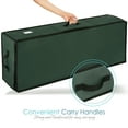 thumbnail image 4 of Hearth & Harbor Set of Holiday Christmas Wrapping Paper Storage Box and Wrapping Paper Storage Roll, Gift Wrap Organizer , Green, 4 of 9