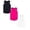 Black 1PCS & White 1PCS & Hot Pink 1PCS, variant on XINXIAOO Kids 3 Packs Girls Racerback Sleeveless Tank Top, Soft Comfort Athletic Top for Toddler & Youth, Size 9-10 Years