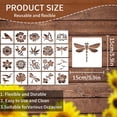 thumbnail image 3 of Hot6sl Ofertas Del Día Plantillas de Flores Grandes para Vallas de Jardín: Decoración de Bricolaje 2024 Nueva Plantilla Floral Reutilizable para Pintar Sobre Patrones de Setos de Pared de Madera, 3 of 6