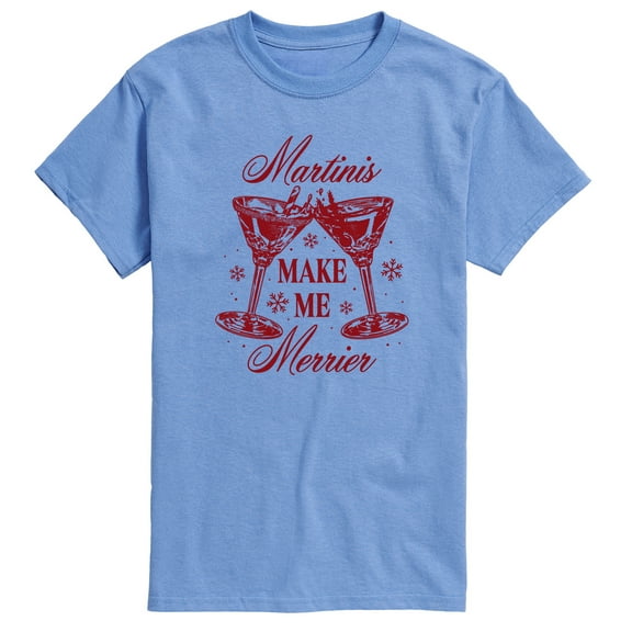 Instant Message - Martinis Merrier - Men's Short Sleeve Graphic T-Shirt