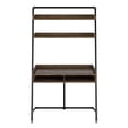 thumbnail image 3 of Furniture of America Annders 42-inch Leaning Desk, Reclaimed Brown Oak, 3 of 10