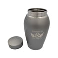 thumbnail image 3 of Little Family Members Pet Cremation Urn Engraved Stainless Steel Small Gray D2, 3 of 3
