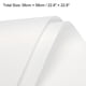 thumbnail image 2 of Flor Envoltura Papel Puro Blanco 22.8"x22.8" Impermeable para Floristería Ramo Suministros, Bricolaje Artesanía, Regalo/Regalo Caja Embalaje Paquete de 10, 2 of 5