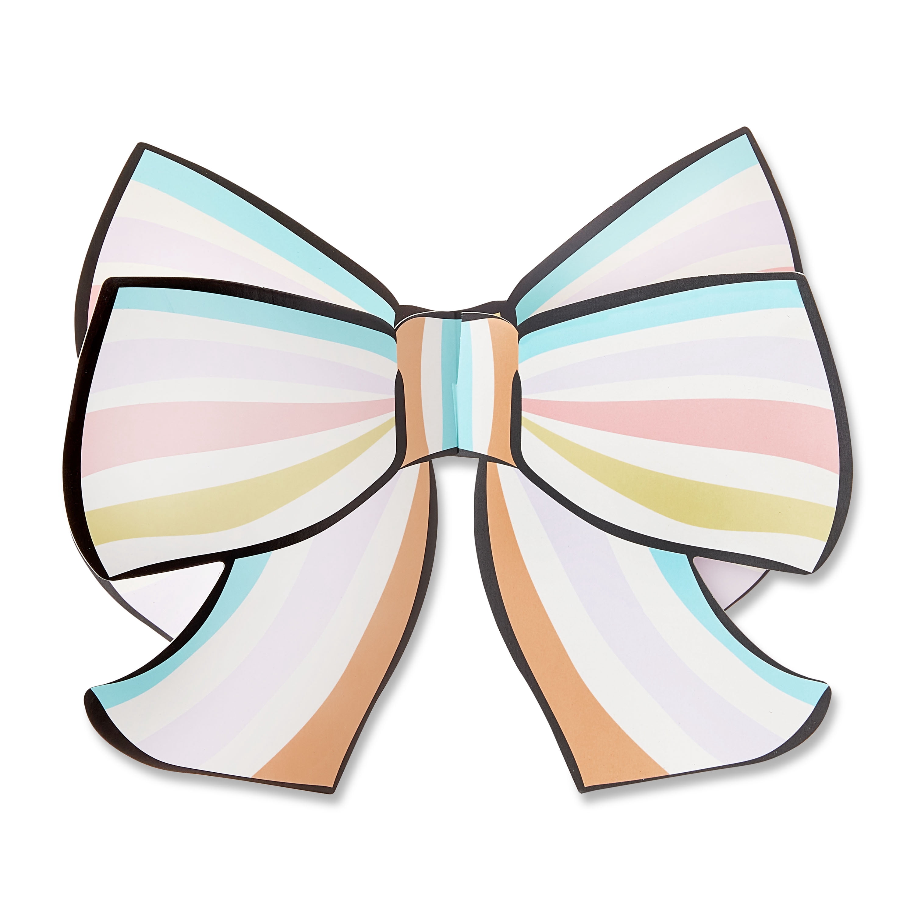 Multicolor Sweet Bows 3D Table Centerpiece Decorations, 3 Pieces, by Way To Celebrate