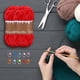 thumbnail image 5 of Funda de almohada tejida a mano con hilo de crochet en una bola de lana de terciopelo agradable y suave, 5 of 5