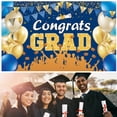 thumbnail image 2 of Event & Party EXtraLarge Congrats Grad Banner 180x110 Cm | Graduation Party Decorations 2023 Black and Gold | Graduation Banner 2023 | Graduation Decorations Class of 2023 | Red 2023 Graduatio, 2 of 9