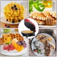thumbnail image 5 of Mini Waffle Maker For Individual Waffles, Paninis, Potato Pancakes Home Baking Pan, 5 of 5