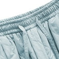 thumbnail image 5 of Arlun Womens Sherpa Fleece Lined Pants Quilted Wide Leg Trousers Winter down Ski Waterproof Warm Straight Long Pants with Pockets Cold-Proof Padded Cozy Pure Casual Clothes Blue M, 5 of 8