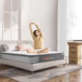thumbnail image 3 of 10 Inch Memory Foam Mattresses in A Box, Pocket Spring Mattress for Back Pain Relief /Motion Isolation & Cool Sleep, 3 of 9