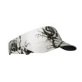 thumbnail image 1 of Balery Black And White Rose Gorra deportiva con visera ajustable para mujer y hombre (talla única), 1 of 7
