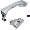thumbnail image 2 of Exterior Door Handle For 2008-2012 Honda Accord Front Driver Chrome Plastic, 2 of 5