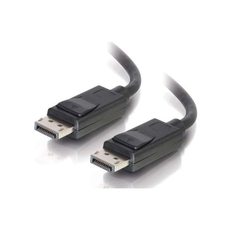 UPC: 0757120544234 | C2G 54423 DisplayPort Cable with Latches M/M  8K UHD Compatible – Digital Audio Video  Black (1 Foot  0.30 Meters)