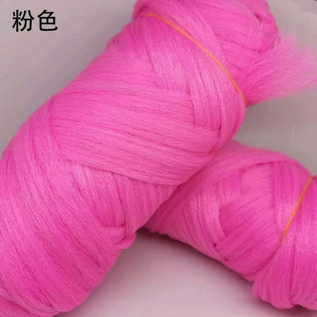 4Packs Brazilian Yarn Wool Arylic Thread for Hair+Crochet Hook African Braid Twist Warps Synthetic Fiber Hair Extension 12 Color