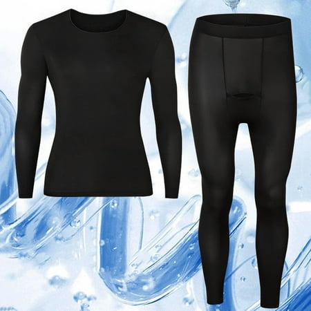 Timegard Mens Thermal Underwear Set 2 Piece Comfy Base Layer Top Bottom Cold Weather for Hunting Running