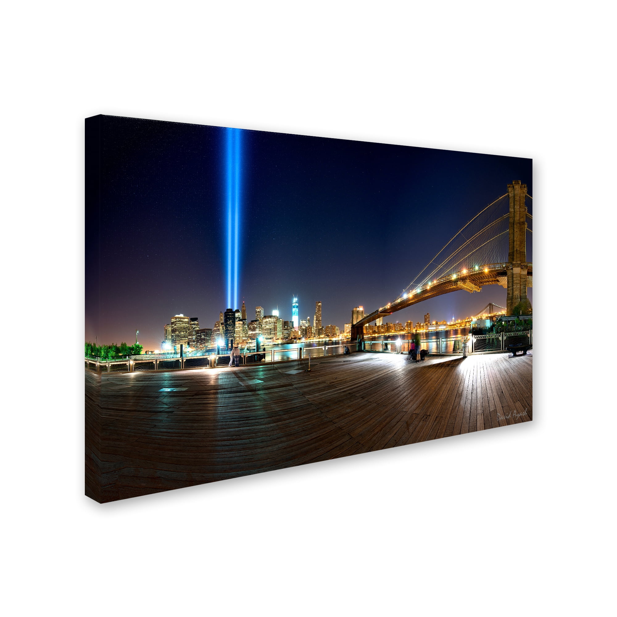 Trademark Fine Art "Never Forget" Canvas Art by David Ayash