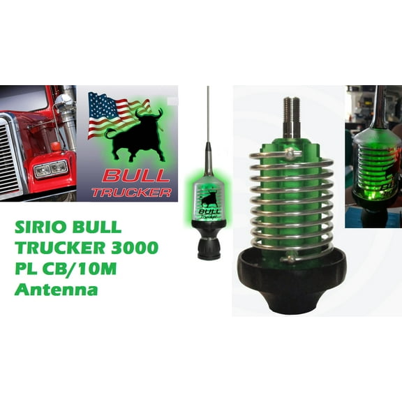 Sirio Bull Trucker 3000 PL 3000W CB & 10M Mobile Antenna