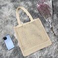 thumbnail image 5 of CoCopeaunt Crochet Bags for Women Knitted Tote Bag Faircore Hobo Bag Aesthetic Fairy Grunge Tote Bag Hollow Shoulder Handbags, 5 of 6
