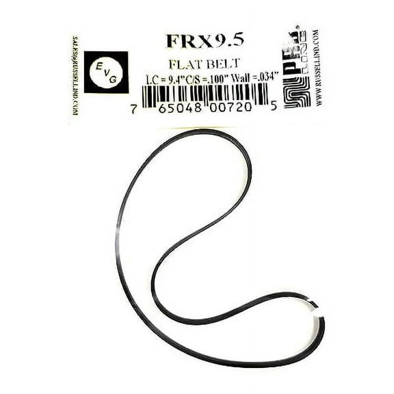 FRX9.5 Drive Belt for Tape Player (1PC) I.C. 9.5 INCH C/S .10 X Wall .034 INCH PRB EVG Flat Type