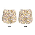 thumbnail image 4 of Disketp Coffee Donuts Print Women's Shorts Workout Shorts for Athletic Gym Running Shorts with Phone Pockets XX-Large, 4 of 8