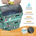 thumbnail image 2 of Travel Cooler Bag - Australian Shepherd Floral Camping Beer Cooler Backpack with Bottle Opener- Waterproof Insulated Picnic Backpacks - Cooler Bag for Beach, 2 of 6