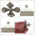 thumbnail image 5 of 2 unids Budismo Budismo Pestello Llavero Colgante Vintage Latón Llavero Cadenas Bolsa Charm, 5 of 5