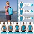thumbnail image 4 of Mochila impermeable MARCHWAY 5 L, impermeable, color verde azulado, 4 of 8