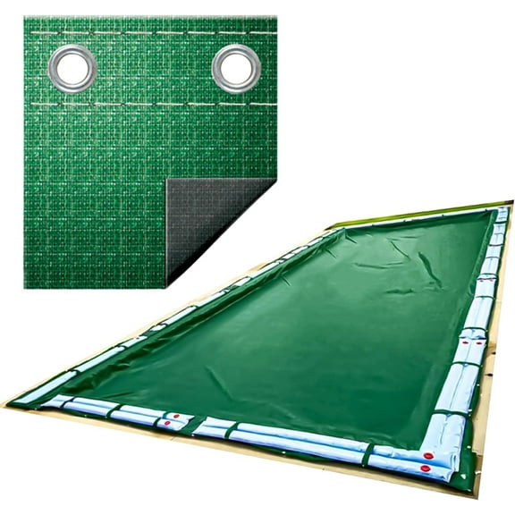 Swimline Hydrotools Supreme Guard Winter Pool Cover for 20x36 Ft Inground Rectangle Pools