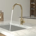 thumbnail image 2 of Logmey Kitchen Faucet 360° Rotation Single Handle Gold Kitchen Sink Faucet, 2 of 6
