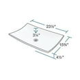 thumbnail image 3 of Polaris V360-W White Porcelain Vessel Sink, 3 of 5