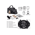 thumbnail image 4 of Juego 4 Bolsos Mujer Cartera Tote Cosméticos Tarjetero Oso Xtellar  Color Negro, 4 of 4