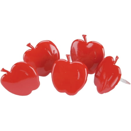 Eyelet Outlet Shape Brads 12/Pkg-Apples