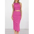 thumbnail image 2 of Conjunto de Verano para Mujer de 2 Piezas PRETTYGARDEN Rojo Rosa XL, 2 of 8