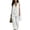 White, variant on Two Piece Sets for Women Cotton Linen Vacation Travel Outfits Solid Color Sleeveless Stand Up Collar Temperament Topss and Loose Pants Set Summer Casual Fashion Outfits