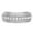 Elegant Round, variant on SFTING Men Wedding Band 925 Sterling Silver Wedding Rings for Women Round Cut AAAAA CZ Eternity Size 9