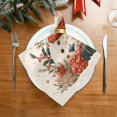 thumbnail image 2 of Napkin Satin Napkin 20*20 Inchx4 Kitchen Towel Dinner Plate Towel Decorative Towel Napkin Tea Towel Suitable For Kitchen Table Warm Christmas Snow Man, 2 of 8