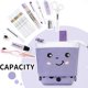 thumbnail image 4 of UBIUO Standing Pencil Case Cute Telescopic Pen Holder Kawaii Stationery Pouch Makeup Cosmetics Bag for School Students Office Women Teens Girls Boys (, 4 of 4
