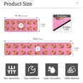 thumbnail image 3 of Yayeee Faucet Mat for Kitchen Sink 14.7" Diatomite Long Splash Guard Pad, Pink Doughnuts, 3 of 7