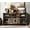 Rustic Brown, variant on WAMPAT Farmhouse TV Stand for 65 Inch TV, Rustic White Entertainment Center with Sliding Barn Doors and Mesh Doors, Tall Media Console with Open Storage Space for Living Room, 59x15.4x31