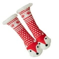 thumbnail image 2 of Jumpingount Paquete de 2 calcetines altos hasta el muslo de invierno, bonitos calcetines térmicos para Cosplay por encima de la rodilla, calcetín cálido Type2 NO2 Jumpingount AP008857-02, 2 of 6
