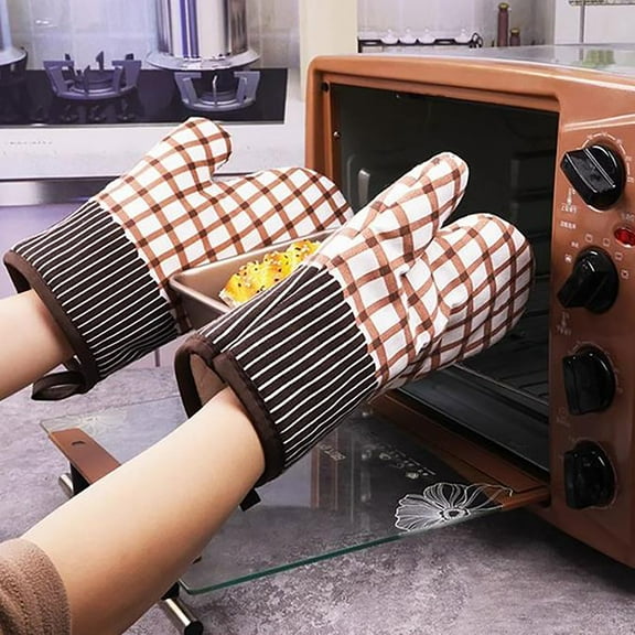 2Pcs Oven Cooking Gloves Glove for Baking Insulated for Kitchen Baking Mitten Cotton Cloth Oven Mittens Kitchen Gloves Kitchen Oven Mittens Kitchen Baking, Dusknt Oven Socks Clearance Sale!
