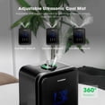 thumbnail image 2 of Humidificador de aire VIVOSUN 2 en 1 2 en 1 con vapor frío y cálido de 4,5 litros con control remoto, 2 of 7