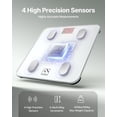 thumbnail image 4 of FITINDEX Bluetooth Body Fat Scale, Smart Digital Weight Scale, FSA HSA Eligible, Body Composition Monitor Health Analyzer with Smartphone App, 4 of 7