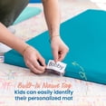 thumbnail image 4 of ECR4Kids SoftZone Rainbow Rest Rest Time Mat with Name Tag, Sleeping Pad, Contemporary, 5-Piece, 4 of 9