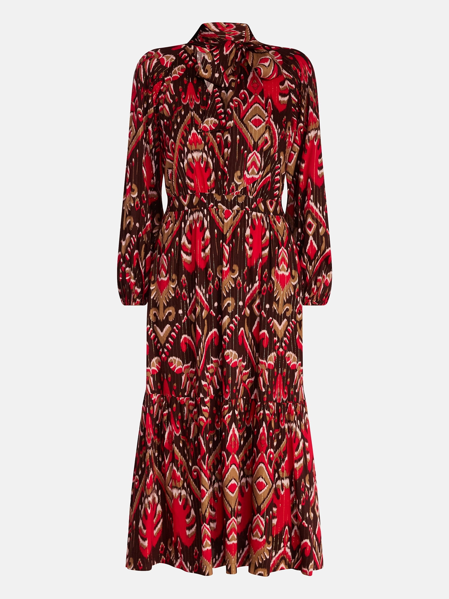 Scenario Women's and Women's Plus Flowy Midi Dress, Sizes XS-4X
