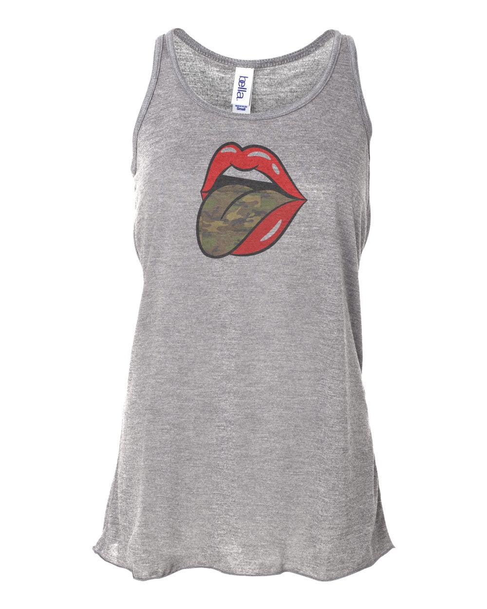 Racerback, Camo Tongue, Racerback Tank 
