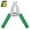 Green, variant on Fruit Tree Pruning Shears, Stainless Steel Garden Pruner with Comfort Grip, Sharp Peeling Cutter for Bark Ringing and Branch Trimming, Effort Saving Garden Tool for Orchard, Yard